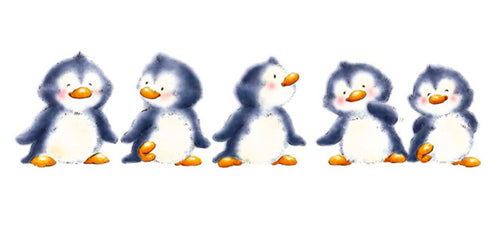 Animal Fun Time I by Makiko Wall Art Décor 9 x 19 3/4 Art Print