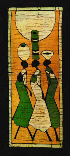 Batik I by Setsinala Wall Art Décor 19 3/4 x 9 Art Print