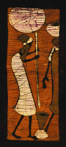 Batik V by Setsinala Wall Art Décor 19 3/4 x 9 Art Print