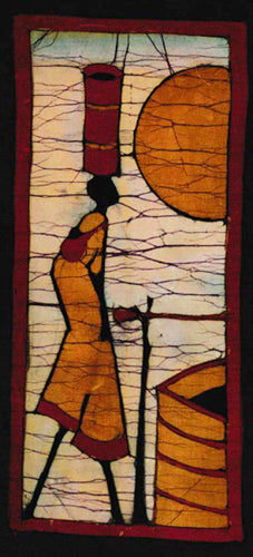 Batik VII by Setsinala Wall Art Décor 19 3/4 x 9 Art Print