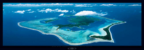 Bora Bora, French Polynesia, South Pacific by Picture Finders Wall Art Décor 13 x 37 Art Print