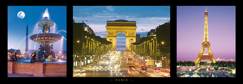 Paris by Photography Collection Wall Art Décor 13 x 37 Art Print