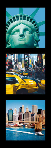 Framed New York City II by Photography Collection | 37 x 13