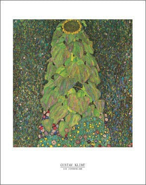 Die Sonnenblume by Gustav Klimt Wall Art Décor 28 x 22 Art Print