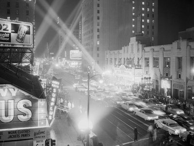 Hollywood Boulevard by Photography Collection Wall Art Décor 23 1/2 x 31 1/2 Art Print