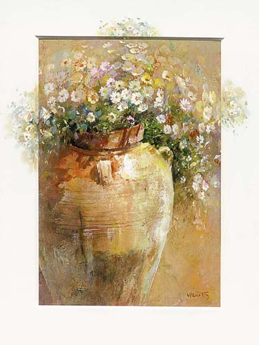 Flowers in a Pot II by Willem Haenraets Wall Art Décor 31 1/2 x 23 1/2 Art Print