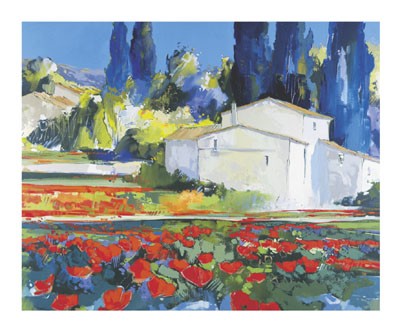 Couleurs du Luberon by Philippe Janin Wall Art Décor 15 3/4 x 19 3/4 Art Print