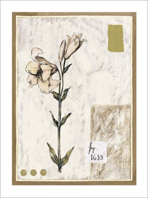 Figure 1639 by Sylvie Chaland Wall Art Décor 19 3/4 x 15 3/4 Art Print