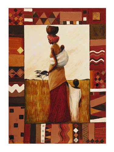 Journey to Kariba Well by Emilie Gerard Wall Art Décor 19 3/4 x 15 3/4 Art Print