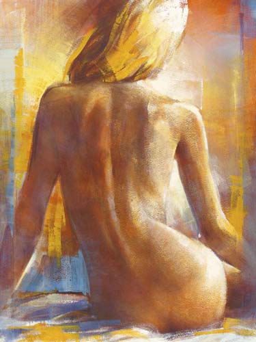 Nu de Dos I by Alain Dumas Wall Art Décor 19 3/4 x 15 3/4 Art Print