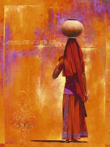 Kovalam by Ravi Varghese Wall Art Décor 19 3/4 x 15 3/4 Art Print