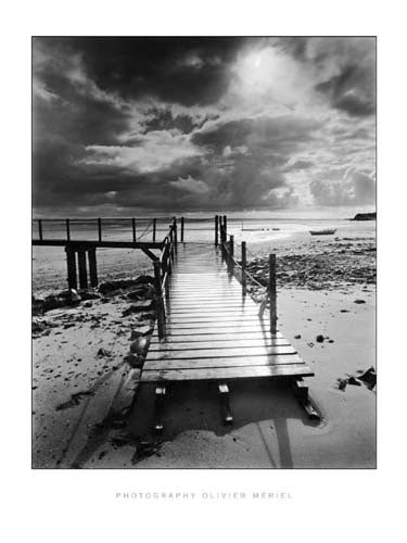 L'Embarcadere, Pointe d'Agon by Olivier Meriel Wall Art Décor 19 3/4 x 15 3/4 Art Print