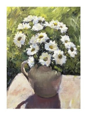Chrysanthemums by Edward Noott - Floral Wall Art Décor 19 3/4 x 19 3/4 inches