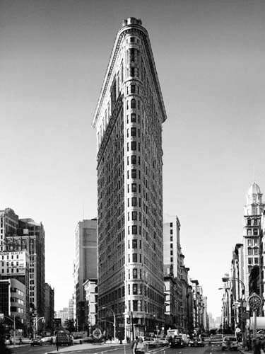 Framed Flatiron by Henri Silberman | 19 3/4 x 15 3/4