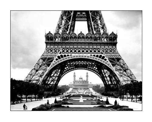 La Tour Eiffel et Le Vieux Trocadero Art Print by Roger-Viollet - Vintage Paris Wall Décor