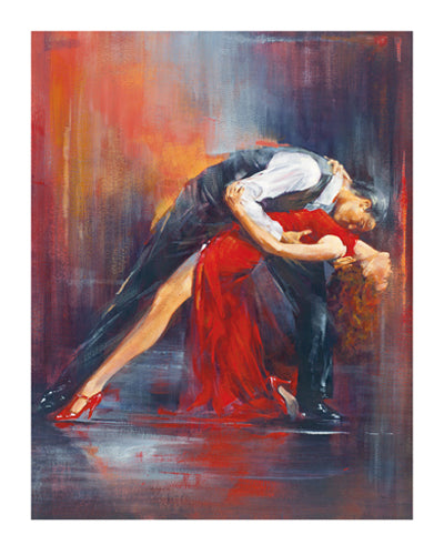 Tango Nuevo II by Pedro Alvarez - Modern Art Print for Home & Office Decor