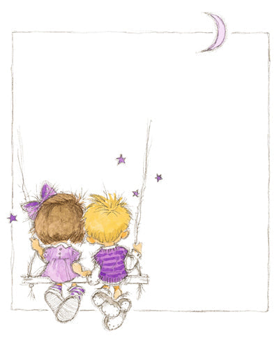 Framed Children's World I by Annabel Spenceley | 19 3/4 x 15 3/4