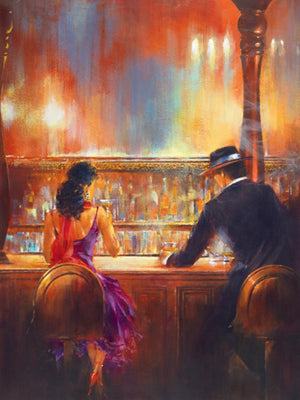 After Midnight II by Pedro Alvarez - Abstract Wall Art Print 19.75 x 27.5