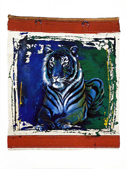 Watching and Waiting by Rolf Knie: Abstract Wall Art Print for Modern Decor