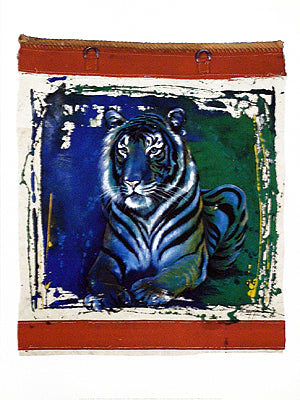 Watching and Waiting by Rolf Knie: Abstract Wall Art Print for Modern Decor