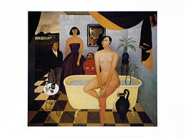 La Tina Amarilla by Gonzalo Cienfuegos - Abstract Art Print for Modern Decor