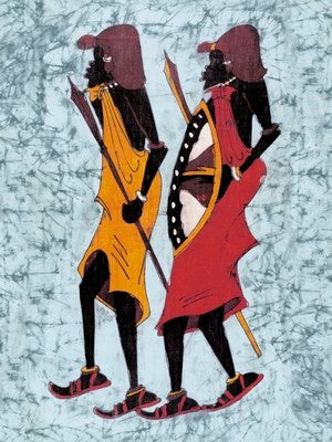 Lobatse III by Setsinala Wall Art Décor 15 ¾ x 11 ¾ inch Art Print