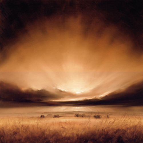 Suffolk Sunset Art Print by Robert J. Ford - 27.5 x 21.5 Coastal Wall Décor