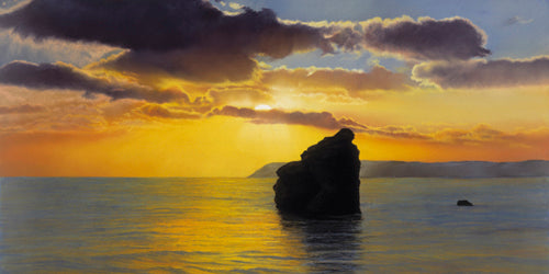 Evening's Profile by Wendy Corbett Wall Art Décor 19 3/4 x 39 1/2 Art Print