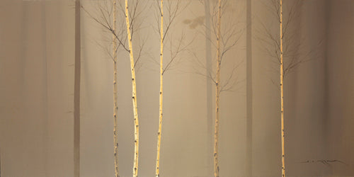 Winterely Wood by Ged Mitchell Wall Art Décor 19 3/4 x 39 1/2 Art Print