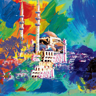 Istanbul by Robert Holzach Wall Art Décor 11 3/4 x 11 3/4 Art Print