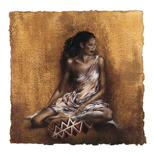 Ebony II by Ben Mogador Wall Art Décor 11 3/4 x 11 3/4 Art Print