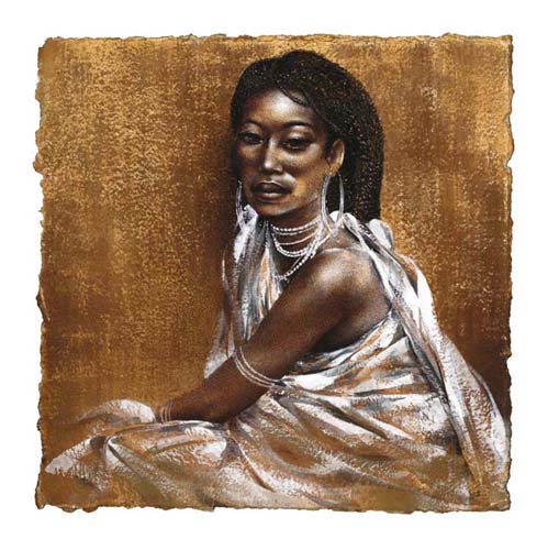 Ebony III by Ben Mogador Wall Art Décor 11 3/4 x 11 3/4 Art Print