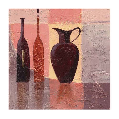 Bronze Bottles by Natalie Armstrong Wall Art Décor 11 3/4 x 11 3/4 Art Print