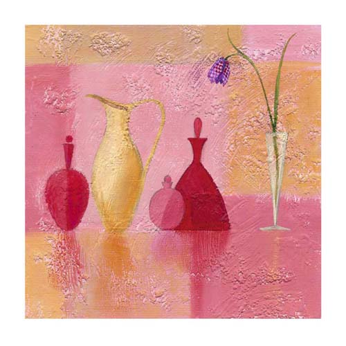 Perfume Bottles by Natalie Armstrong Wall Art Décor 11 3/4 x 11 3/4 Art Print
