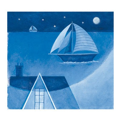 Sea View by Emma Freeman Wall Art Décor 11 3/4 x 11 3/4 Art Print