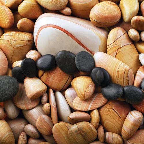 Galets I by Laurent Pinsard Wall Art Décor 11 3/4 x 11 3/4 Art Print