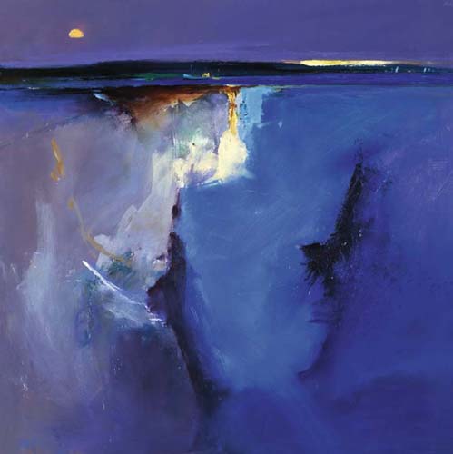 Framed Violet Horizon by Peter Wileman | 11 3/4 x 11 3/4