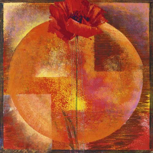 Red Poppy by Yvonne Dulac - Vibrant Floral Wall Art Print | Shop Now