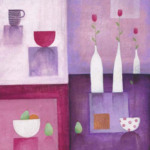 La Salle I by Alex Burnett - Abstract Wall Art Print | Modern Décor 11.75 x 11.75