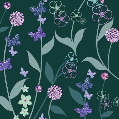 Ike Bana I by Kate Knight - Floral Wall Art Print | 11.75 x 11.75 Décor