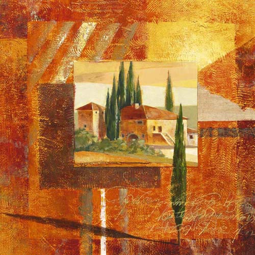 Toscana III by Carlo Colombo - Abstract Art Print, 11 3/4 x 11 3/4 " Wall Décor