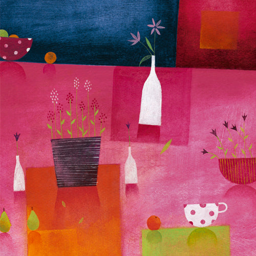 Un Beau Matin IV by Alex Burnett: Abstract Art Print - Modern Wall Décor