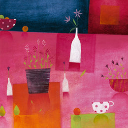 Un Beau Matin IV by Alex Burnett: Abstract Art Print - Modern Wall Décor