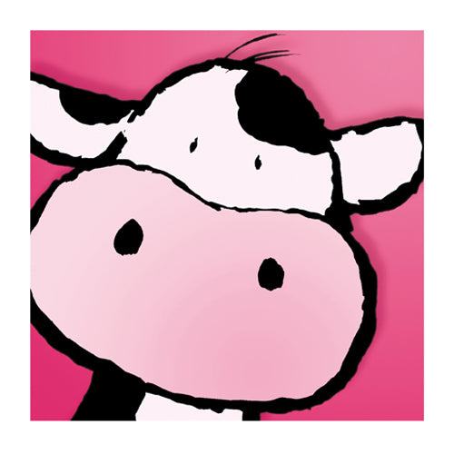 Framed Cow by Jean Paul | 11 3/4 x 11 3/4