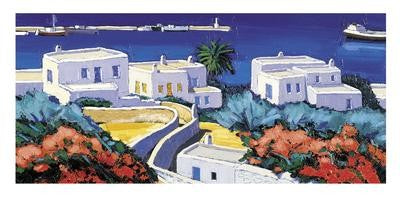 Printemps dans les Iles by Jean-Claude Quilici Wall Art Décor 19 3/4 x 39 1/2 Art Print