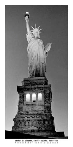 Statue of Liberty by Henri Silberman Wall Art Décor 39 1/2 x 19 3/4 Art Print