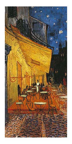 Terrasse de Cafe by Vincent van Gogh Wall Art Décor 39 1/2 x 19 3/4 Art Print