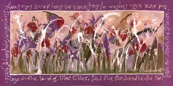 Symphony of Grace by Clare Hooper Wall Art Décor 19 3/4 x 39 1/2 Art Print