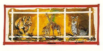 In the Wild by Rolf Knie Wall Art Décor 19 3/4 x 39 1/2 Art Print