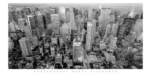 Looking Up Fifth Avenue by Henri Silberman Wall Art Décor 19 3/4 x 39 1/2 Art Print